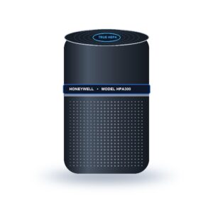 Honeywell HPA300 HEPA Air Purifier for Extra Large Rooms up to 465 Sq Ft Black