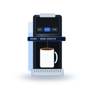 Keurig K-Slim Single Serve K-Cup Pod Coffee Maker Multistream Technology Black